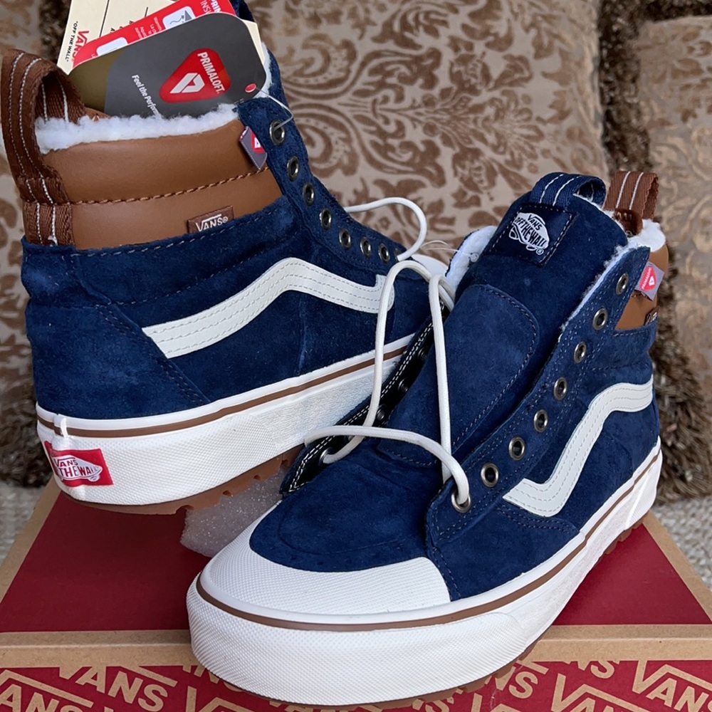 Vans Sk8-Hi Mte 2.0 Dx Dress Blues/Marshmallow WM - Picture 10 of 16